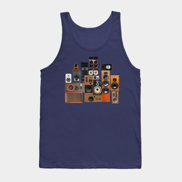 Speaker Tower Tank Top by Dream Station
